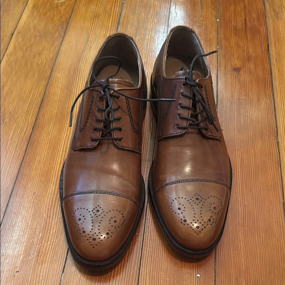Sovereign Code Tan Leather Oxfords
